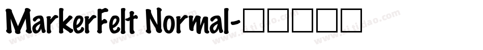 MarkerFelt Normal字体转换